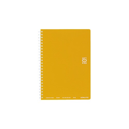 ソフトリングノート A5 ドットB罫50枚 橙