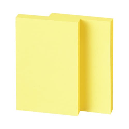 ふせん<K2> 75×50 イエロー 10冊入