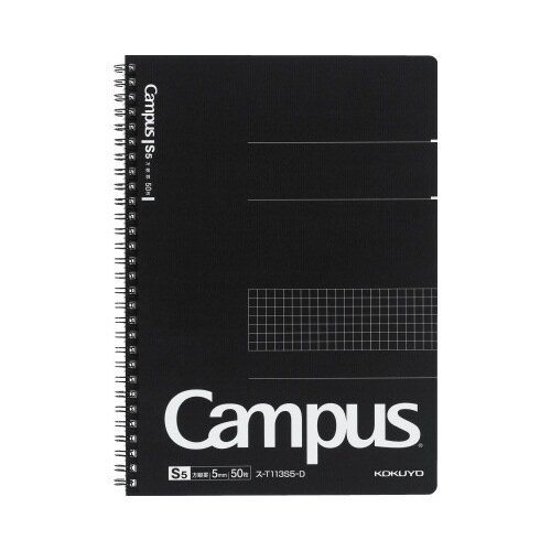 キャンパスツインリング セミB5 方眼罫カットオフ