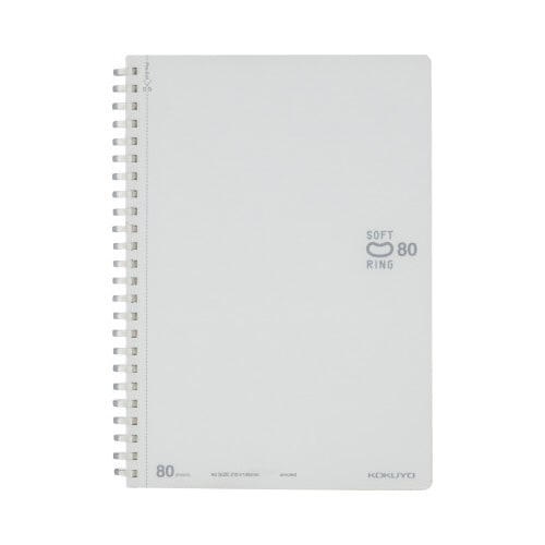 ソフトリングノート A5 無地 80枚