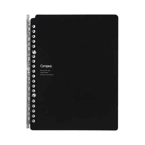 キャンパスバインダー スマートリングBiz A5黒