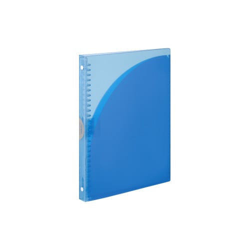 スライドバインダー<アダプト>スリム B5 水色