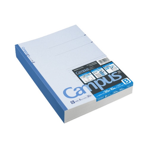 キャンパスノート6号(セミB5)B罫30枚10冊組