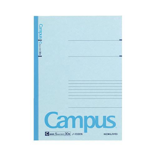 キャンパスノート A5 C罫5mm 30枚