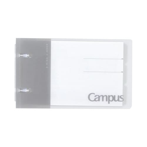 キャンパスノートのように使えるバインダーA7灰×6