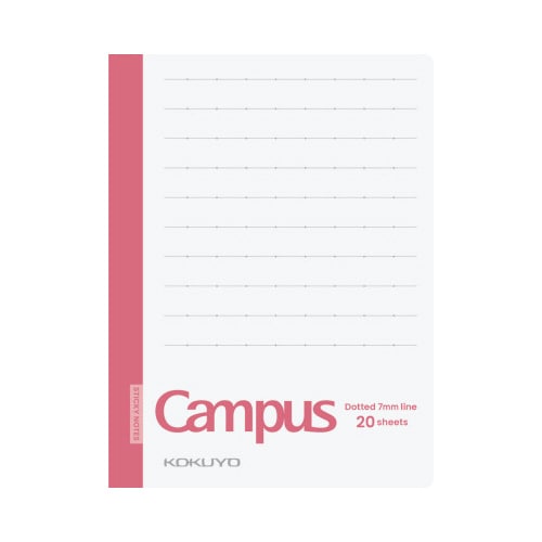 キャンパス ノートふせん カバー付き ドットA罫小