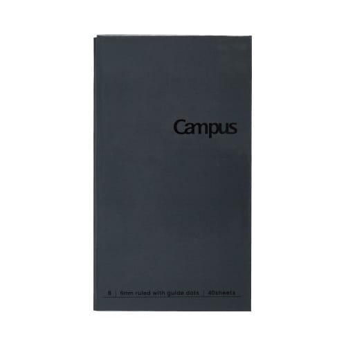 キャンパスポケットノート ドット罫 ブラック×10