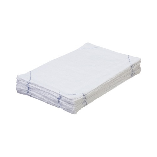 ほつれにくい雑巾(洗濯機対応・白)10枚入り