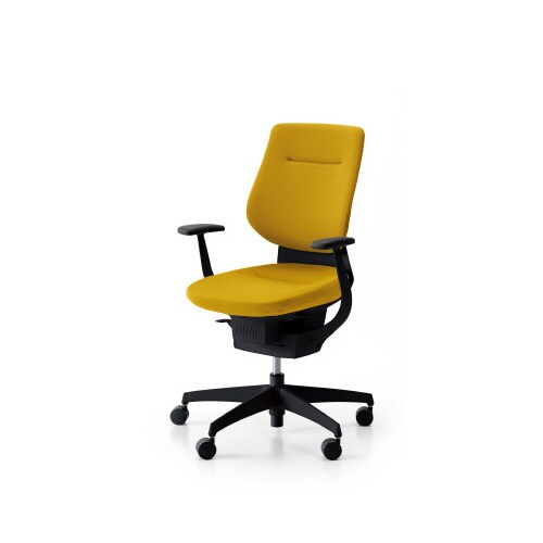 イング クッションバーチカル 本体黒 黄 軟床用