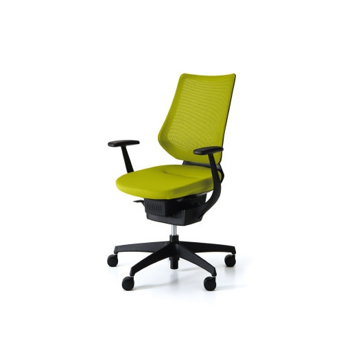 イング メッシュバーチカル 本体黒 黄緑 軟床用