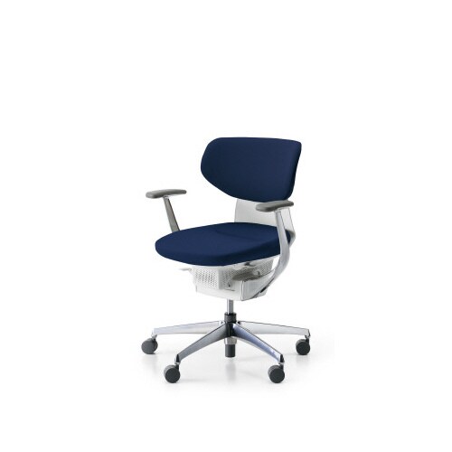 イング クッションラテラル 本体白銀脚 紺 軟床用