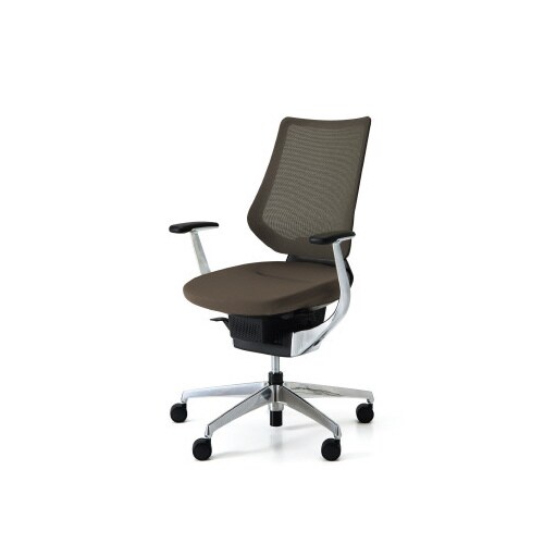 イング メッシュバーチカル本体本体黒銀脚濃茶軟床用