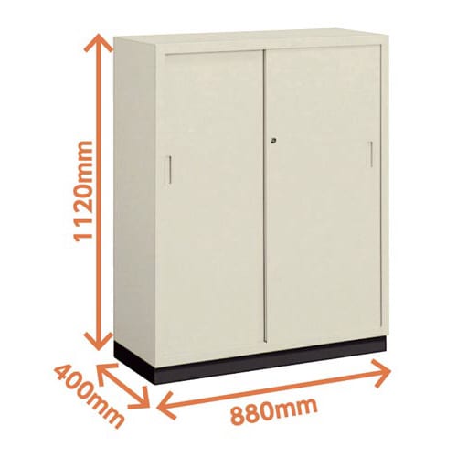 ◇保管庫A4対応型 下置用3段 引き違い