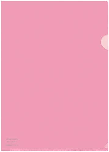 クリヤーホルダー A4 ピンク 10枚入×10