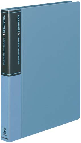 クリヤーブックタフネス替紙A4背幅33mm青×10