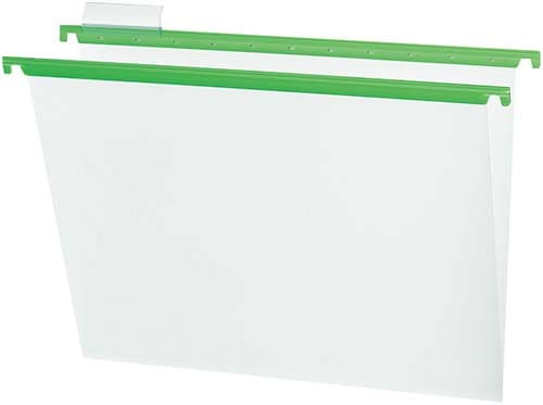 ハンギングフォルダーPPカラー A4 緑 10冊