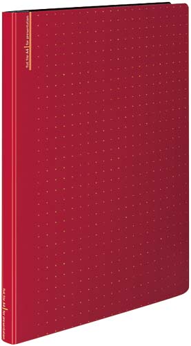 フラットファイルセレクトハードカラーA4縦赤10冊