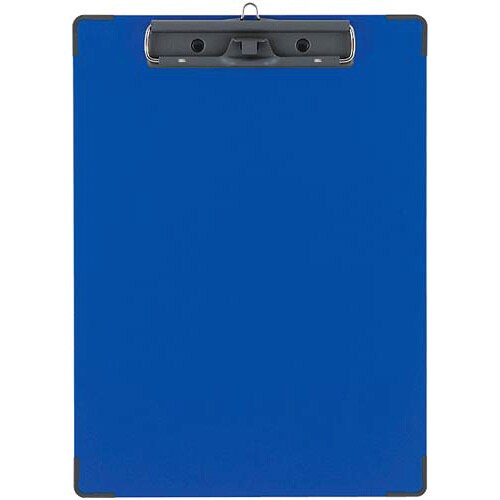 用箋挟B(総クロス貼り)カラーA4短辺とじ青