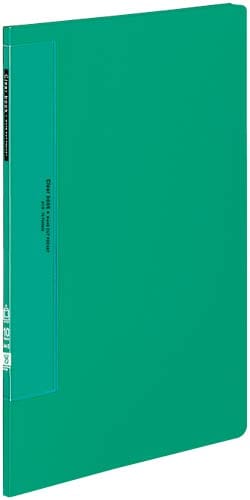 クリヤーブックWC 固定式A4縦10P緑10冊