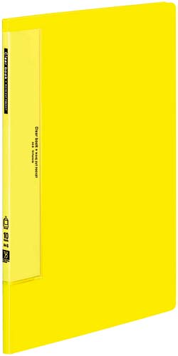 クリヤーブックWC 固定式A4縦10P黄10冊