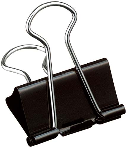 ダブルクリップ<Scel−bo>黒 大