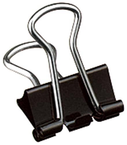 ダブルクリップ<Scel−bo>黒 極豆