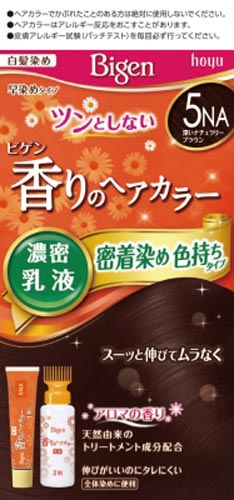 ビゲン 香りのヘアカラー 乳液 5NA