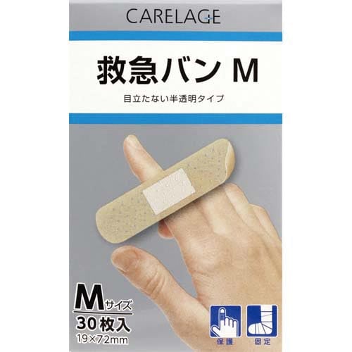 CARELAGE 救急バン 半透明タイプ Mサイズ