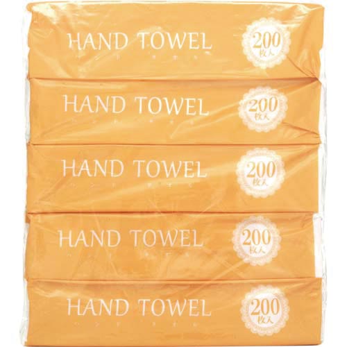 Ar ハンドタオル 200枚入 5P
