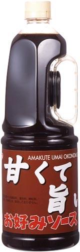 業務用甘くて旨いお好みソース 2.1kg 6個