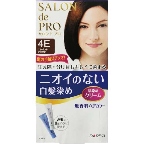 サロンドプロ 無香料ヘアカラー早染めクリーム4E