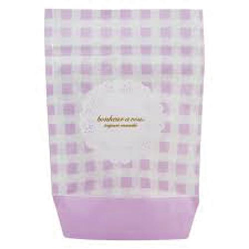 ジッパーバックマチ付パープルチェックS5枚入×10