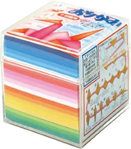 千羽鶴用おりがみ 7.5cm1000枚入×6