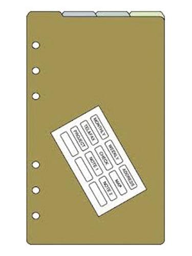 ダ・ヴィンチ聖書 リフィル INDEX4区分×15