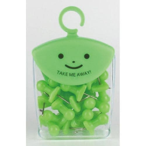 インテリアピン Pグリーン 20本入×20