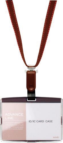 IDハードケース&ストラップ ブラウン×10