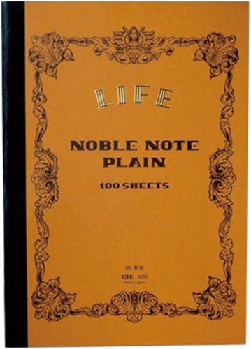 ノーブルノート B5 無地×5