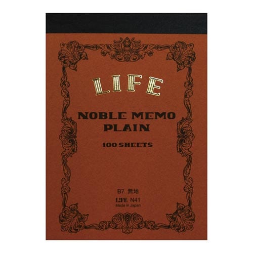 ノーブルメモ B7 無地×30