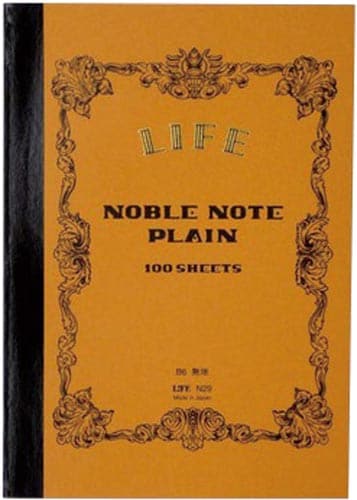 ノーブルノート B6 無地×5