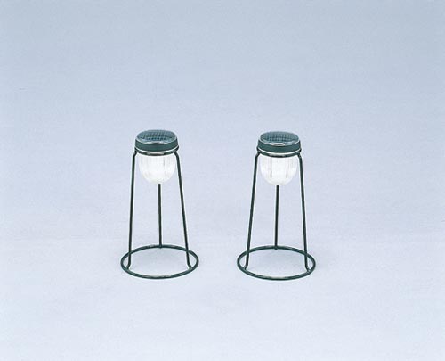 アイリスオーヤマ パルス式ソーラーライト 電球色 カウネット