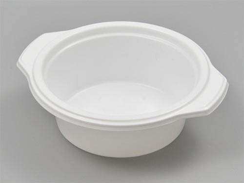 丸型丼容器 BF−384ホワイト本体 1200枚入