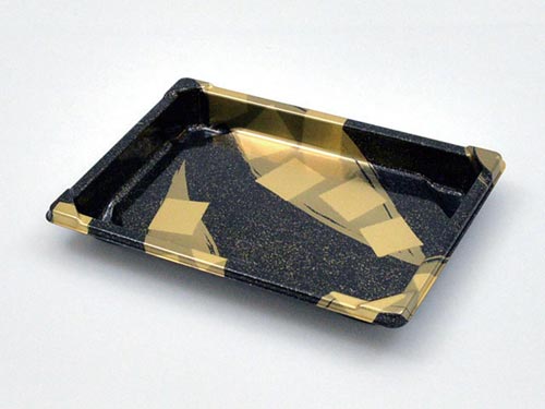 CF寿司容器L 1 金砂子 本体 1200枚入