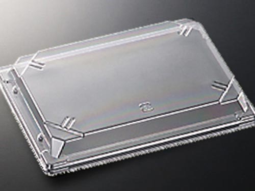 CF寿司容器L 2 透明蓋 800枚入