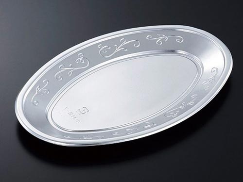 オードブル容器 Dx小判皿K7身BK 600枚入