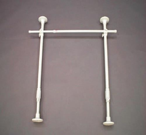 押入れ強力伸縮ハンガー ホワイト