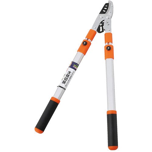 アルミ柄伸縮式ラチェット式太枝切鋏