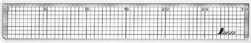 方眼直定規 アクリル製 30cm