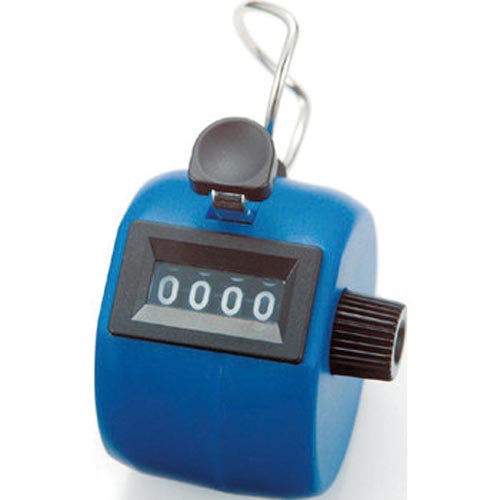 数取器 C プラスチック製 手持型 ブルー