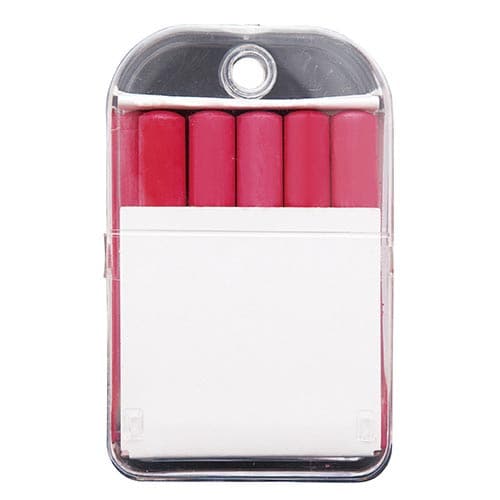 工事用 チョーク 赤 10本入 プラケース付