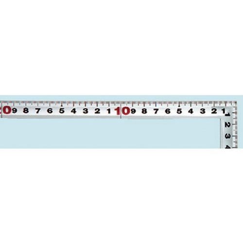 曲尺角厚 シルバー 50cm 表裏同目 JIS